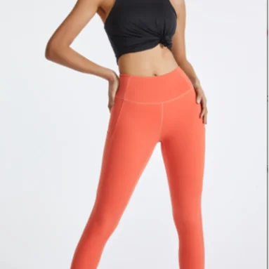 European and American nude sports underwear fitness vest tight Yoga suit suspender I-TOP set