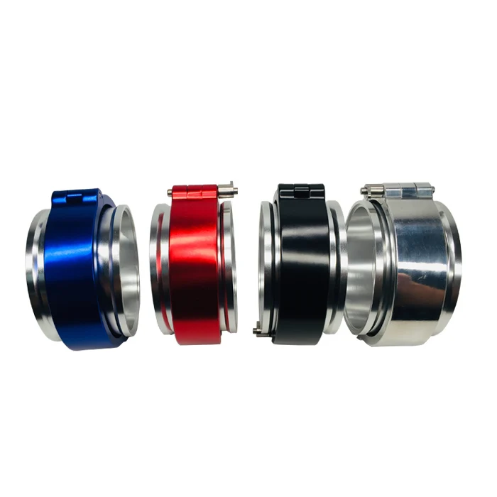 Red Intercooler HD clamp assembly Quick release Anodized Billet clamp 3.5 inch Aluminum/stainless steel v-band for Turbo system