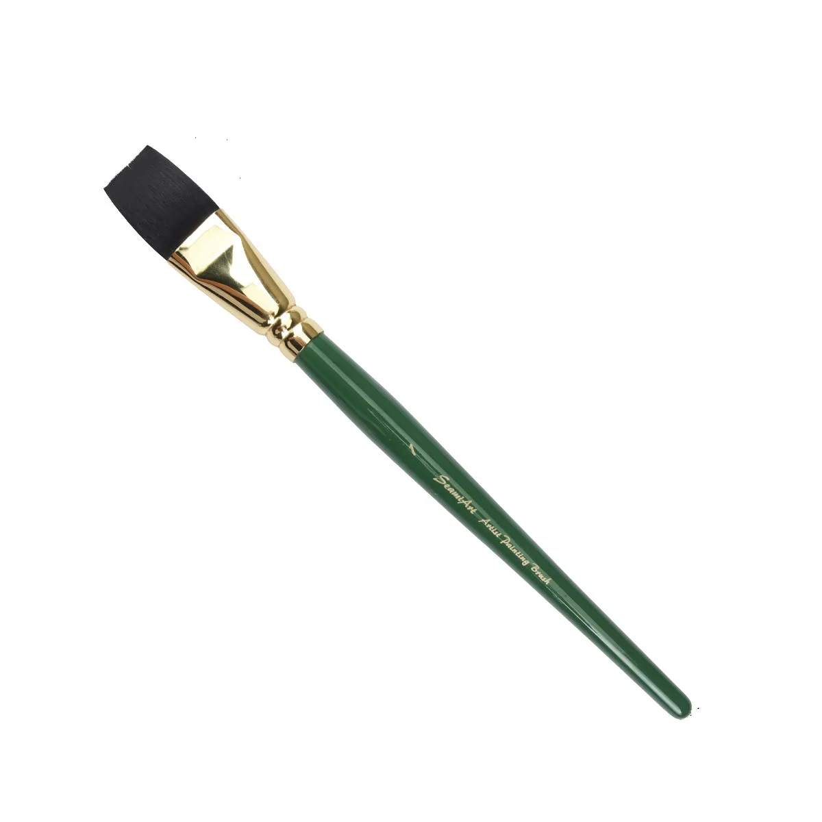 Christmas green flat peak artist brush paint brush artistic for oil painting/acyrlic/watercolour pinceles arte 1 #