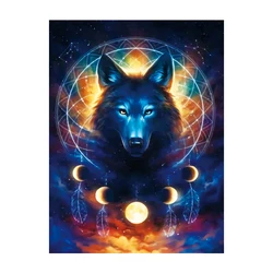 ODM&OEM Dreamcatcher  Wolf  Gifts Diamond Painting Price Including Box