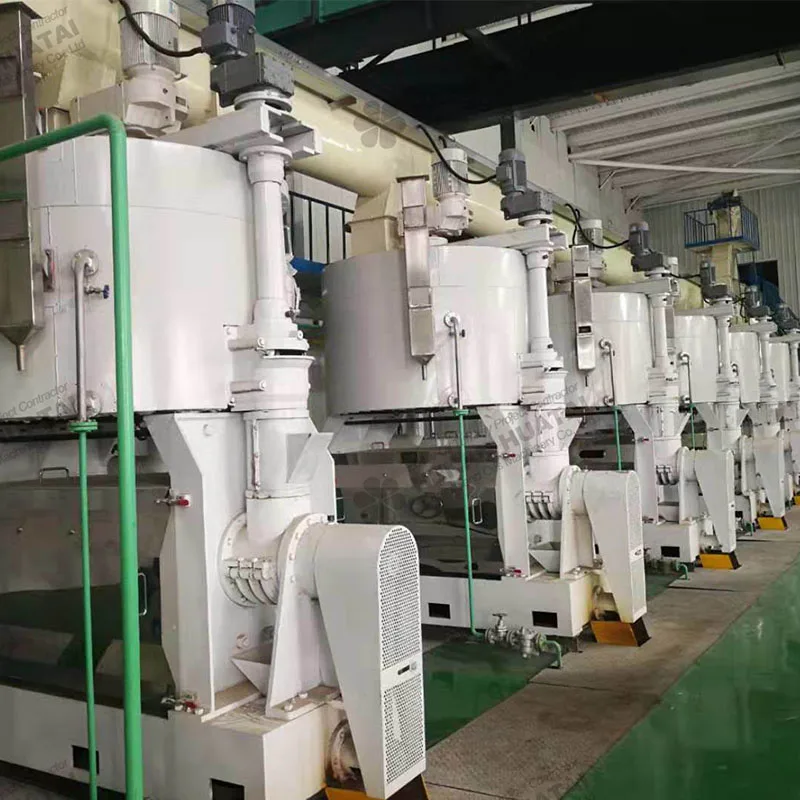 100T Cotton Seed Oil Making Machinery Huatai Vegetable Seed Oil Making Machine Automatic Oil Production Line