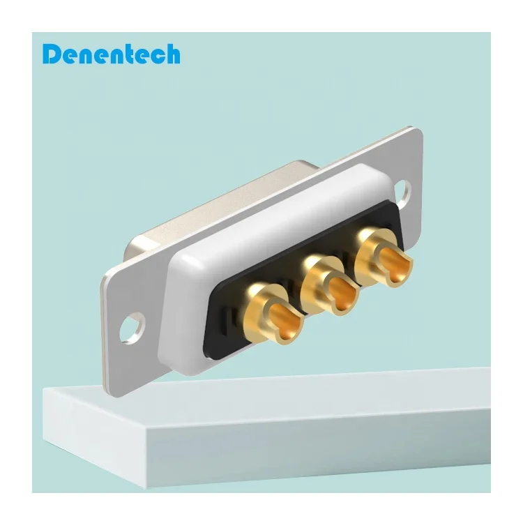 Customized D-sub High Power Contact 3W3 Female Solder type d-sub connector