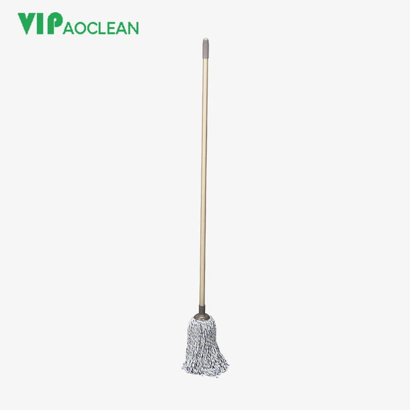 VIPaoclean Household Twist Mop with Easy Wringing Long Handle Self-Wringing Wet Mop