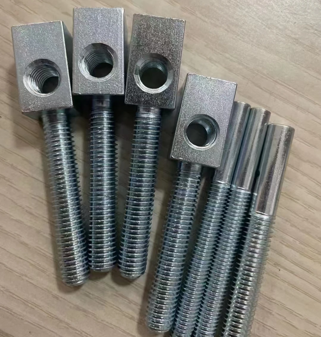Special customized carriage bolts square head bolts with a setting hole