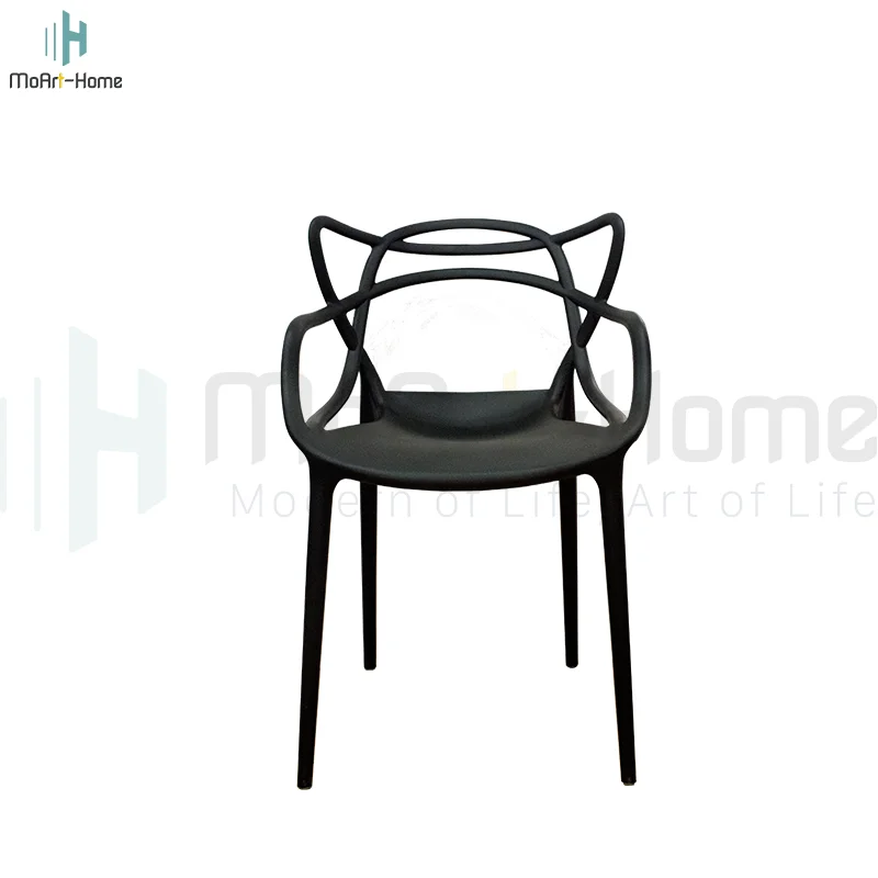 
Modern Restaurant Plastic Colorful Polypropylene Plastic Stackable Modern Dining Room Chairs Factory Wholesale Price 
