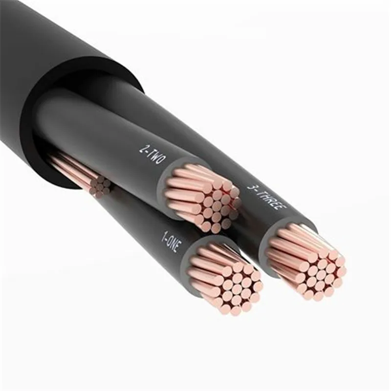 TC TC-ER bare ground wire 3+1 core 6awg 600V Power and Control Type TC Tray Cable with Tinned Copper Conductor
