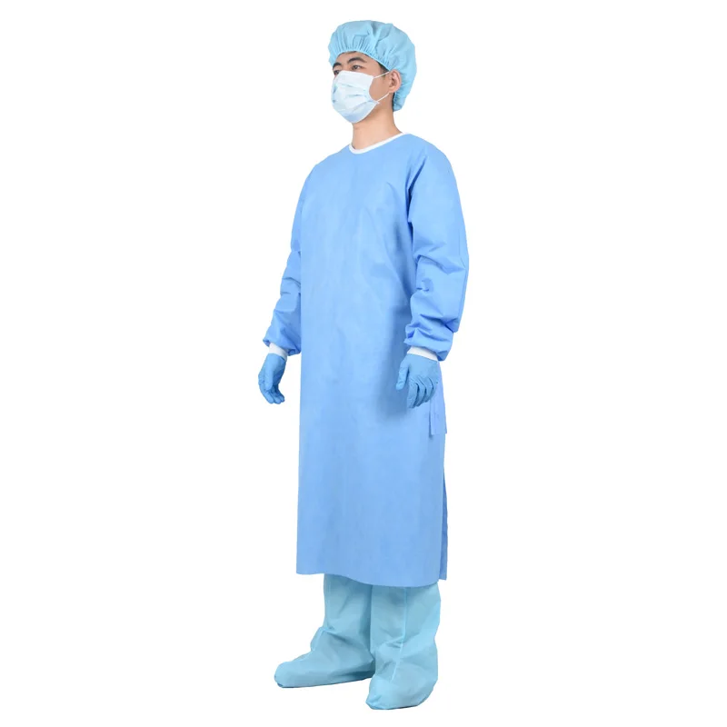 Surgical Gown Disposable Uniforms SMS Fabric SP EU Standard Coverall Safety Clothes Non-woven Sterile Surgical Gowns