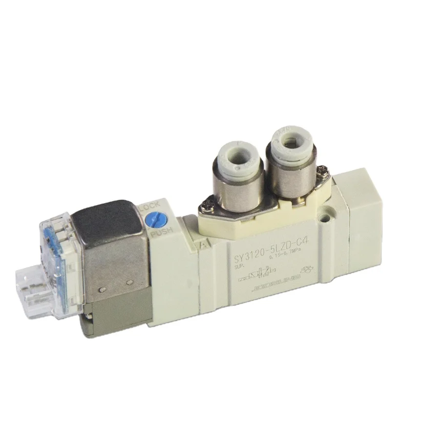 Smc Type Solenoid Valve Sy3120-5L-C6 Pneumatic Solenoid Air Control Valve