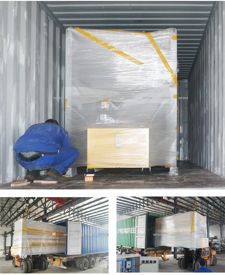 WFSEN mdf laminate hot press machine plywood hydraulic hot press machine for doors