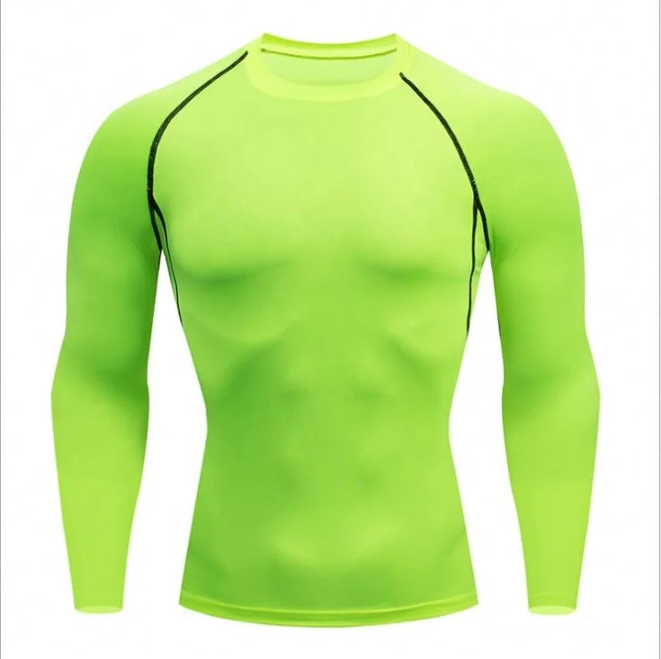2021 Wholesale Men Sports Gym Fitness Compression Shirt