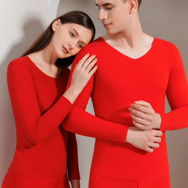 Double-sided matte seamless thermal underwear men and women autumn clothes and pants set proof clothes in autumn and winter