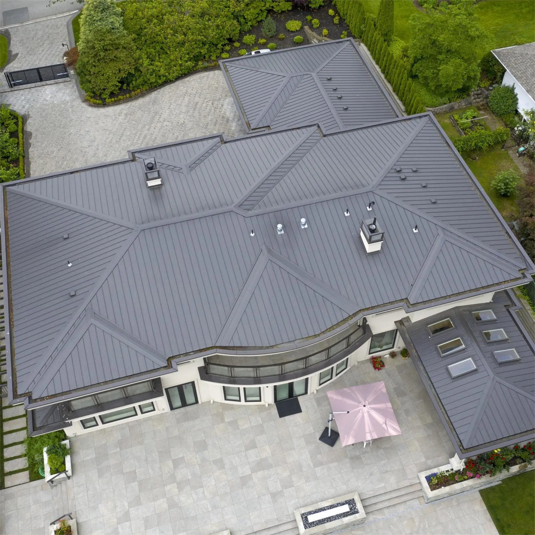 standing seam galvanized metal sealing corrugated roof sheets panels