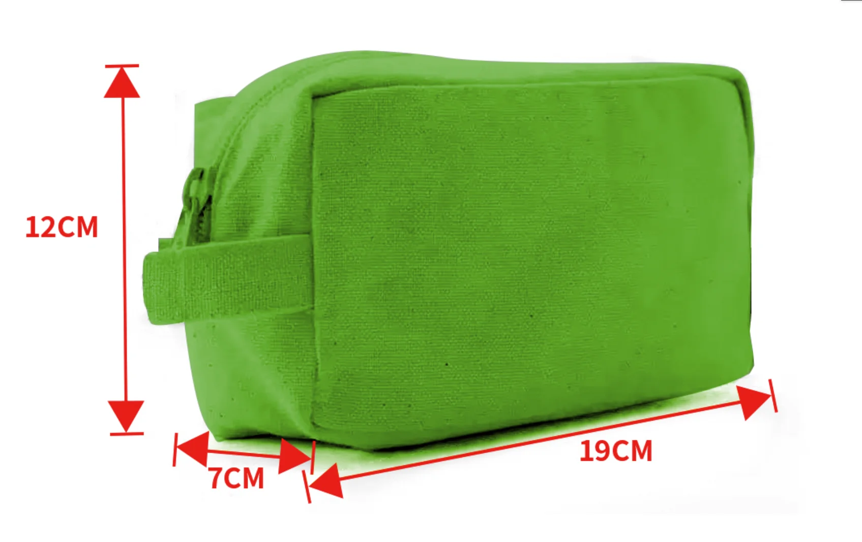 Perfect Bags Women Beauty Cosmetic Storage Wholesale Travel Makeup Cosmetic Bag With Zipper Eco Friendly Cotton Canvas