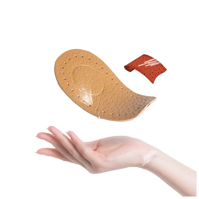 Emulsion Leathers Soft Breathable Anti-friction Shock Absorption Half-size Insole Shoe Pad