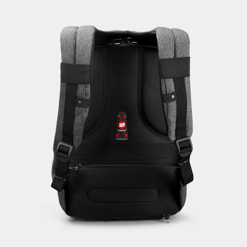 Tigernu  new arrival Amazon hot selling outdoor laptop backpack pure color with lock for men antitheft laptop backpack wholesale