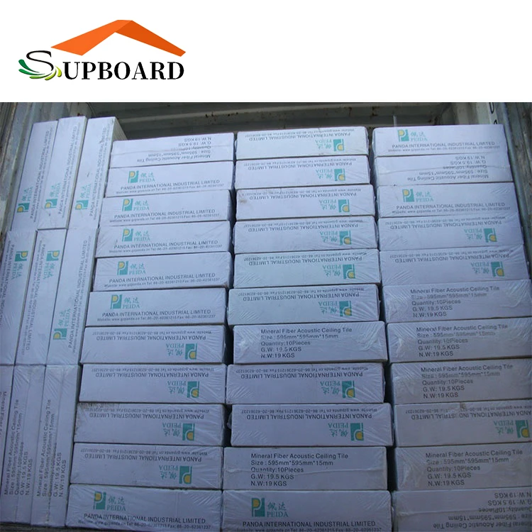 60 x 60 Non Asbestos China Popular Acoustic Mineral Fiber Ceiling