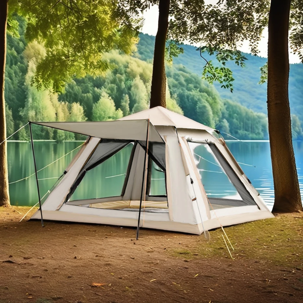 Factory Direct Portable Tente Camping Qonflable Tents Camping Outdoor Waterproof Camp Tent