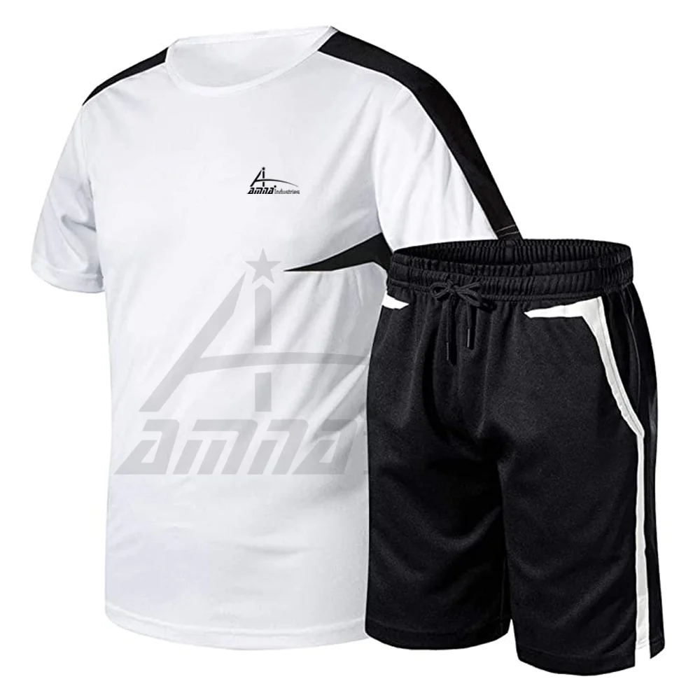 Summer Men Set Sporting Suit Men Short Sleeve T-Shirt Shorts Sets Pakistan Manufacturer Shorts Set For Sale