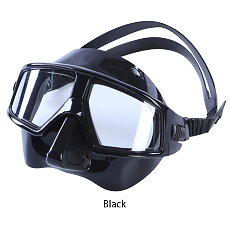 Amazon Hot Selling Half Face Anti-fog Anti-UV Snorkeling Diving Mask OEM ODM Wide View Silicone Freediving Mask