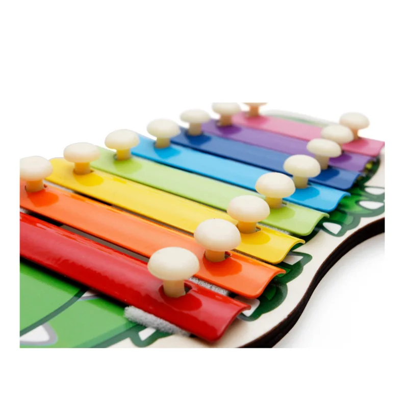 Toddler Wooden Xylophone with 2 Mallets Educational Preschool Learning Percussion Instrument Professional Tuning Musical Toys