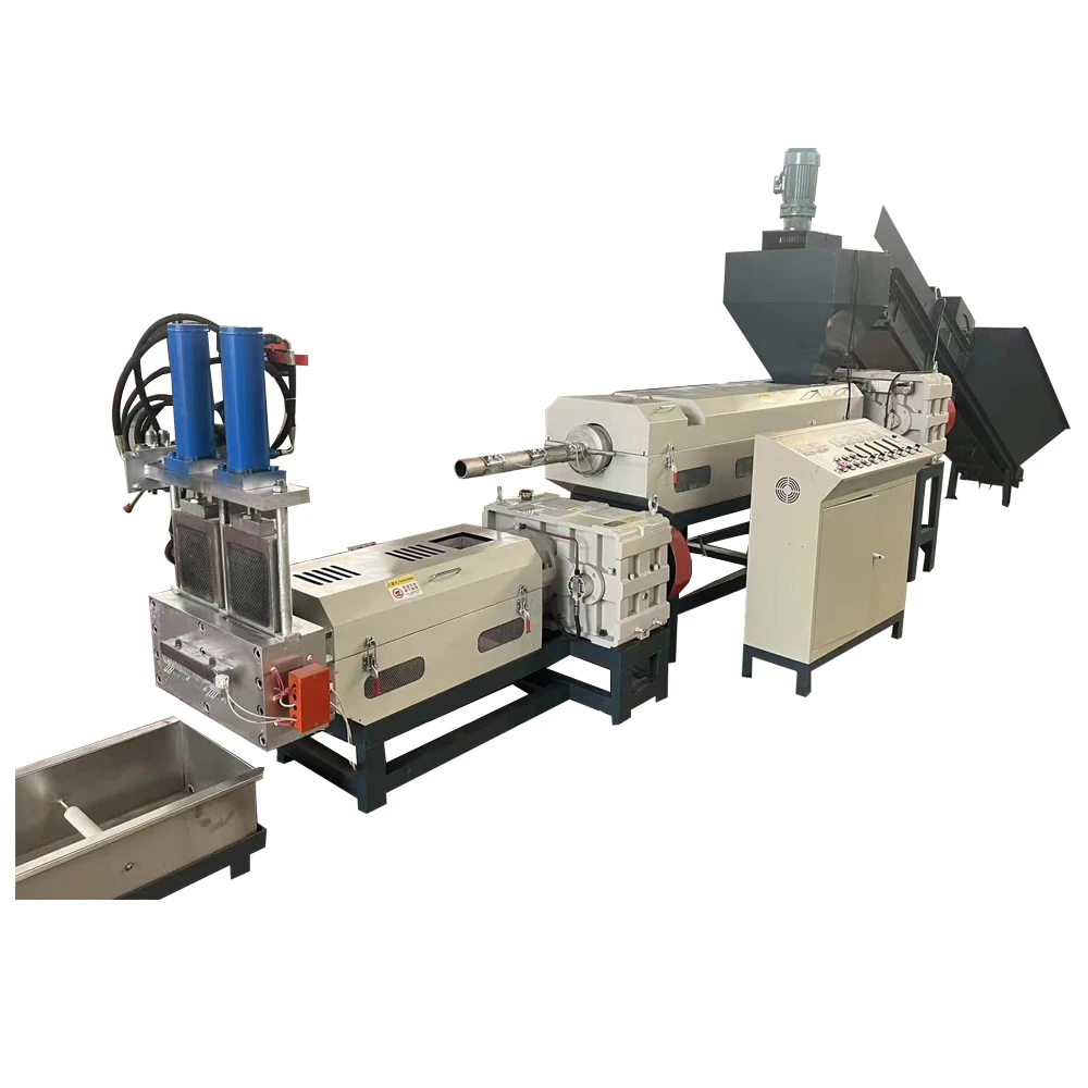 300-400kg per hour plastic granulator, plastic recycling machine granulator PP PE plastic extruder