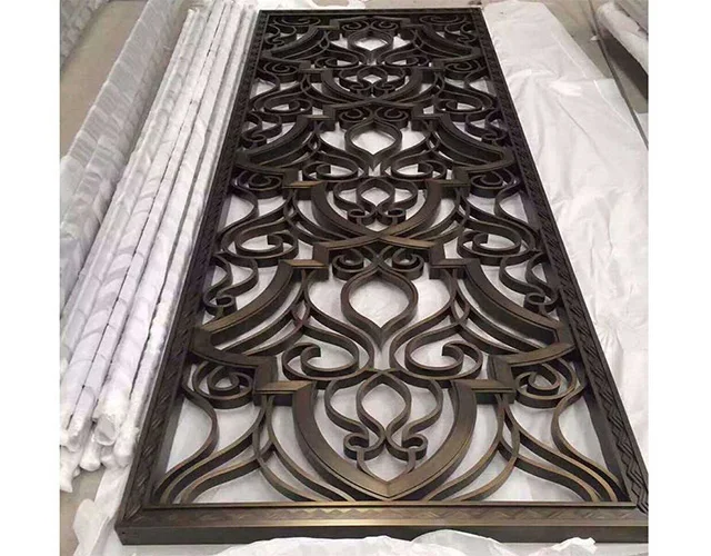 
luxury gold folding room dividers partitions string screenone piece interior decorativ panels for brauty salon 