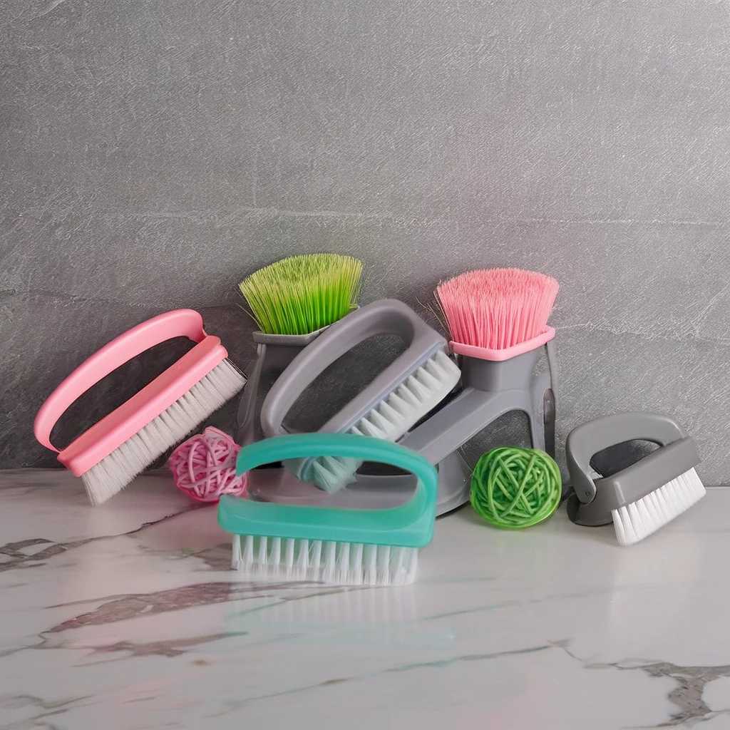 Wholesale Multifunctional Household Cleaning Brush PP Material Car Dish Design Hand Style Nail Tools for Dust Removal Wash Use