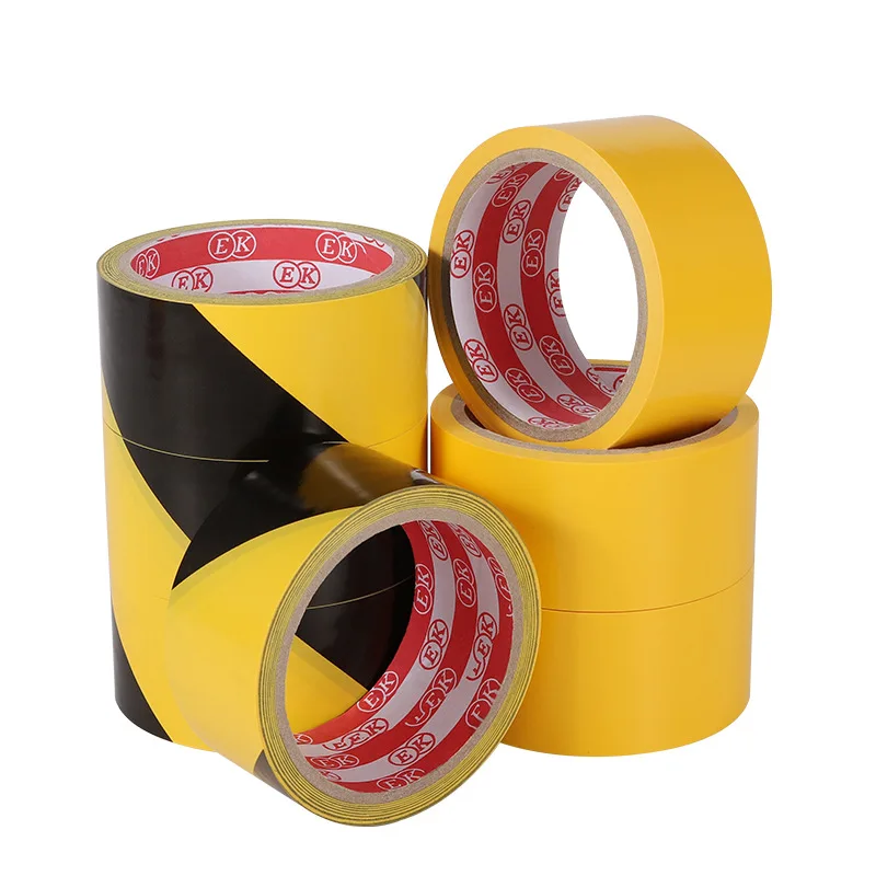 Yellow Color Marking Hazard Underground Colorful Industrial Pvc Warning Floor Self Adhesive