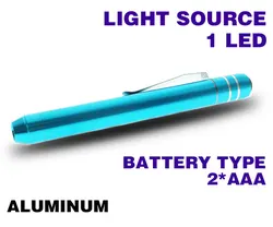 Fashion adjustable Soft light Promotion Pen Clip Visual Exam inspection Medical LED Torch Work Lamp Flashlight for doctor