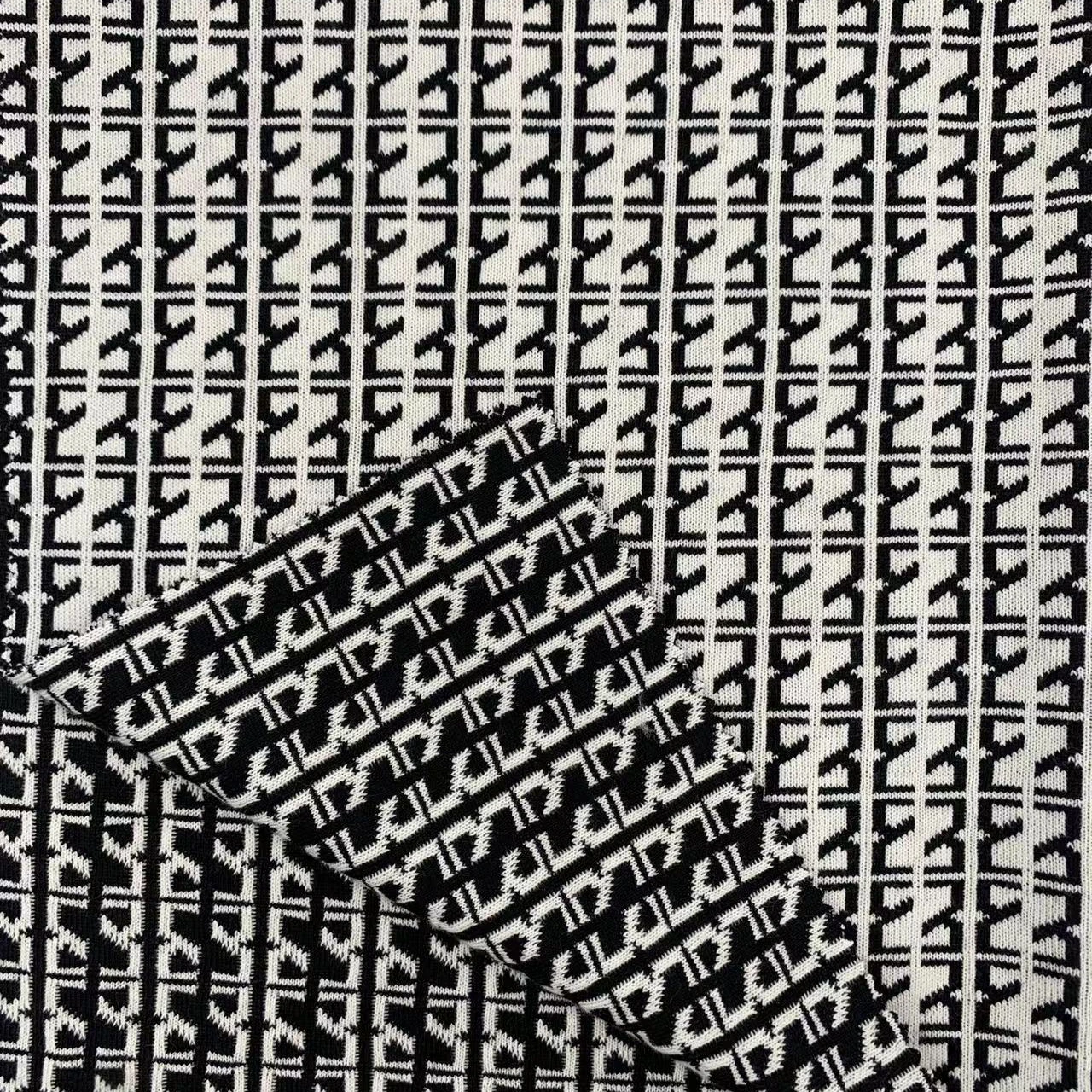 Готовая доставка Роскошная индивидуальная конструкция мягкая теплая 28s/2 полиэфирная акриловая нейлоновая смешанная пряжа окрашенная трикотажная ткань для брюк