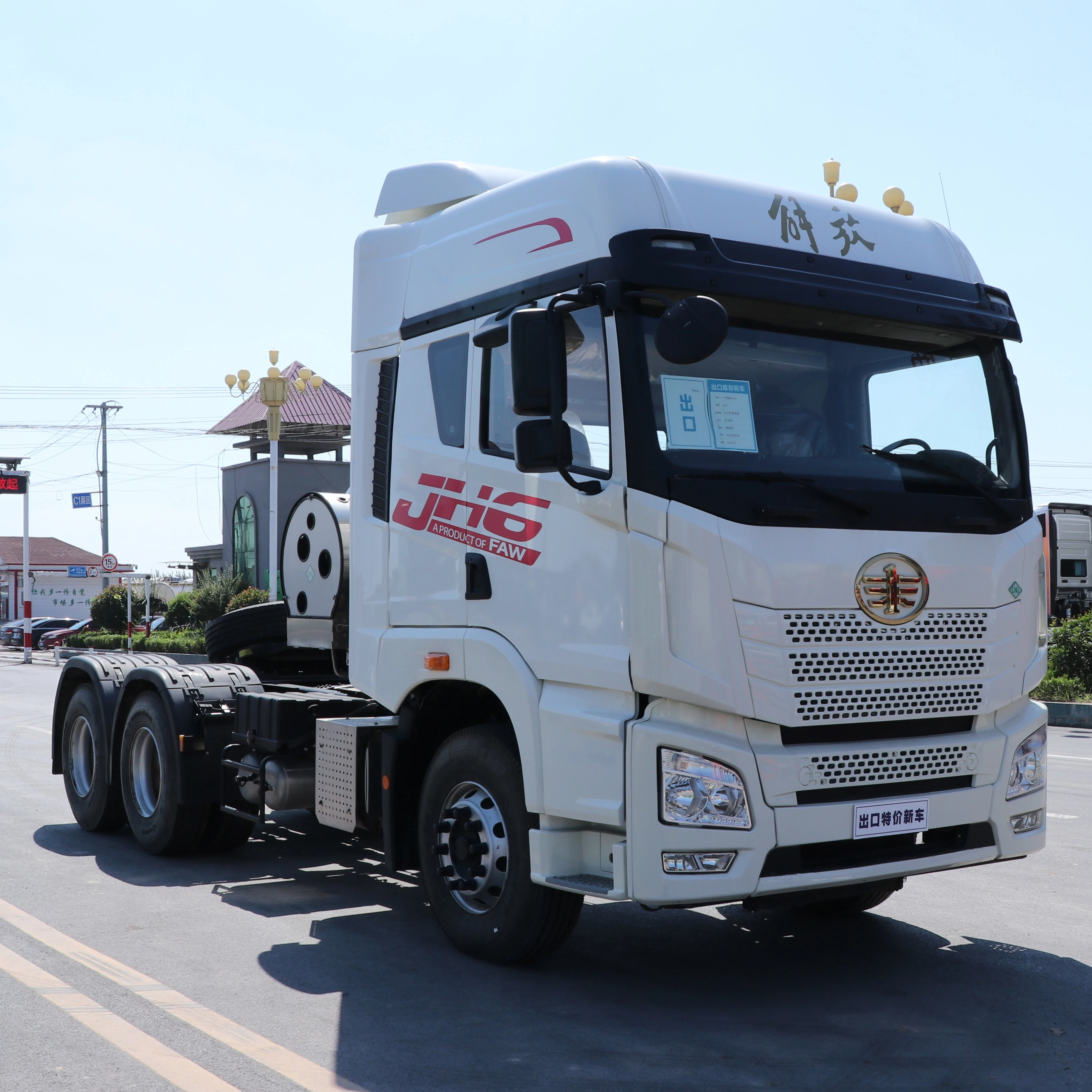 Складской автомобиль трактор головка трактора FAW JH6 6x4 LNG идеальное состояние может сделать CNG экспорт в центральной Азии