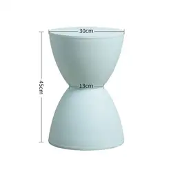 Nordic plastic equidistant chair Modern simple shoe changing stool Plastic upholstery stools for household use