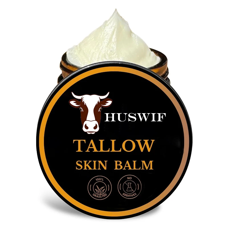Organic Whipped Tallow Skin Cream 100% Grass Fed Beef Tallow Whipped Balm For Full Body & Face Moisturizer For Sensitive Skin
