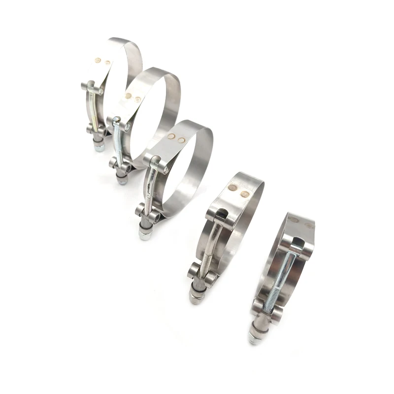 Heavy Duty T-Bolt Clamps for Automotive Exhaust and Hose Car Exhaust Clamps