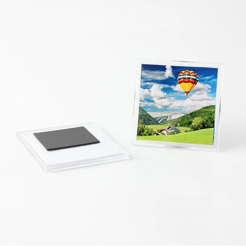 Hotsale Magnetic Photo Picture Frames For Refrigerator Homedecor Instax Mini Blank Acrylic Fridge Magnet Photo Frame