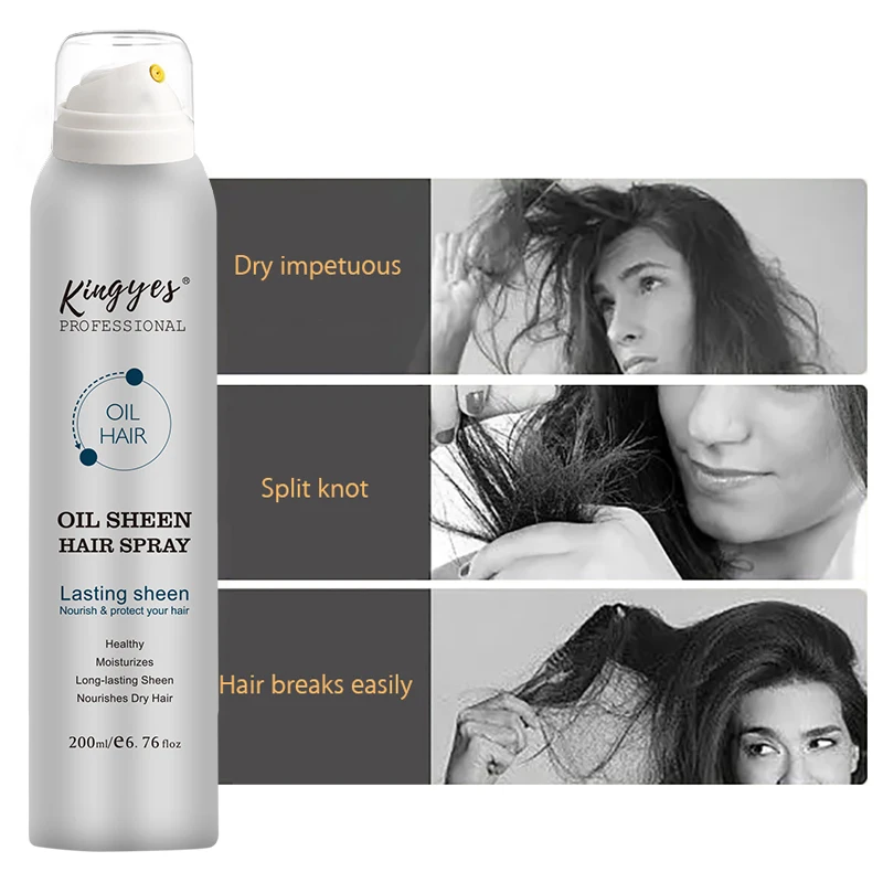 Hot Selling Olive Oil Braid Sheen Spray Smoothing and Moistruzing For All Hair Types Custom Private Label OEM ODM