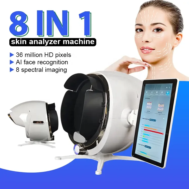Intelligent Magic Mirror Digital Visia 3D Smart Facial Analysis Skin Analyzer Machine