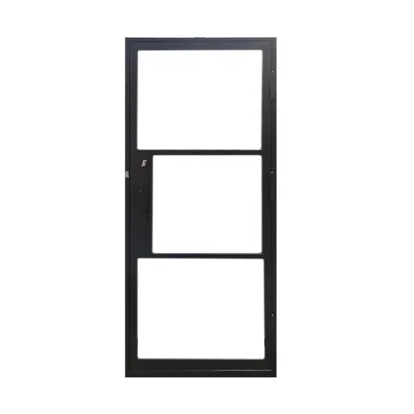 Modern Indoor Special Popular Wrought Iron French Style Steel Door