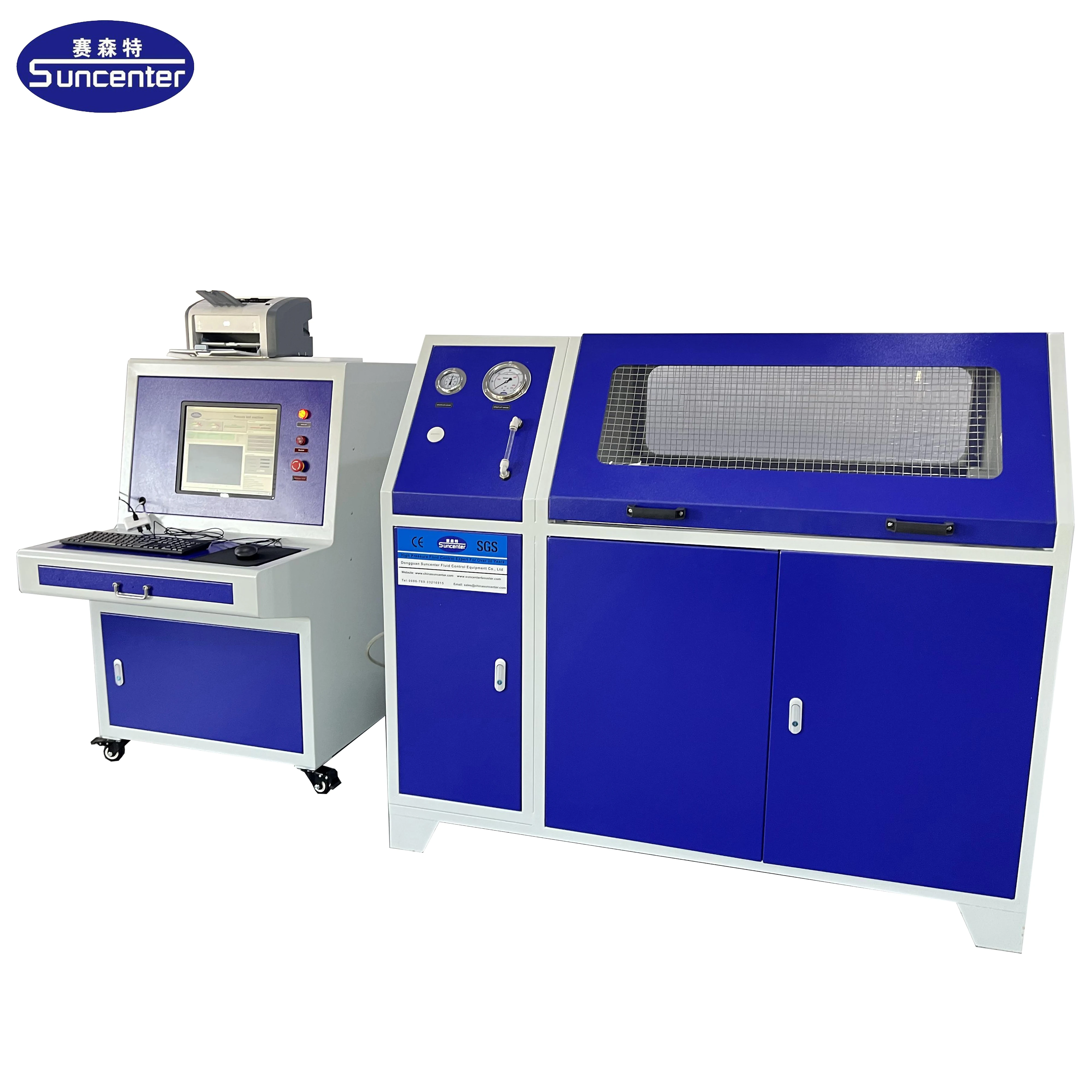 Hydrostatic Burst Test Stand Internal Bursting Pressure Test Equipment