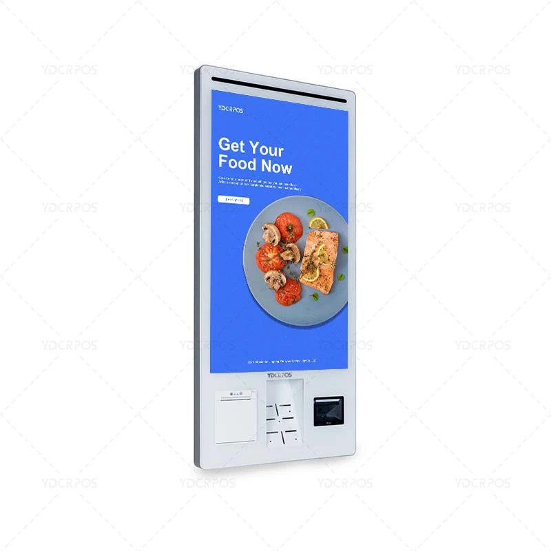 32 Inch Fast Food Self-Service Ordering Kiosk Auotmaic Pos Payment NFC Kiosk for  KFC/Burger King