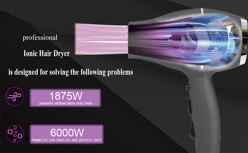 2024 New 1800W-2100W High Powerful Household Travel Hotel Salon professional Hair Dryer Multifunction Hair Blower