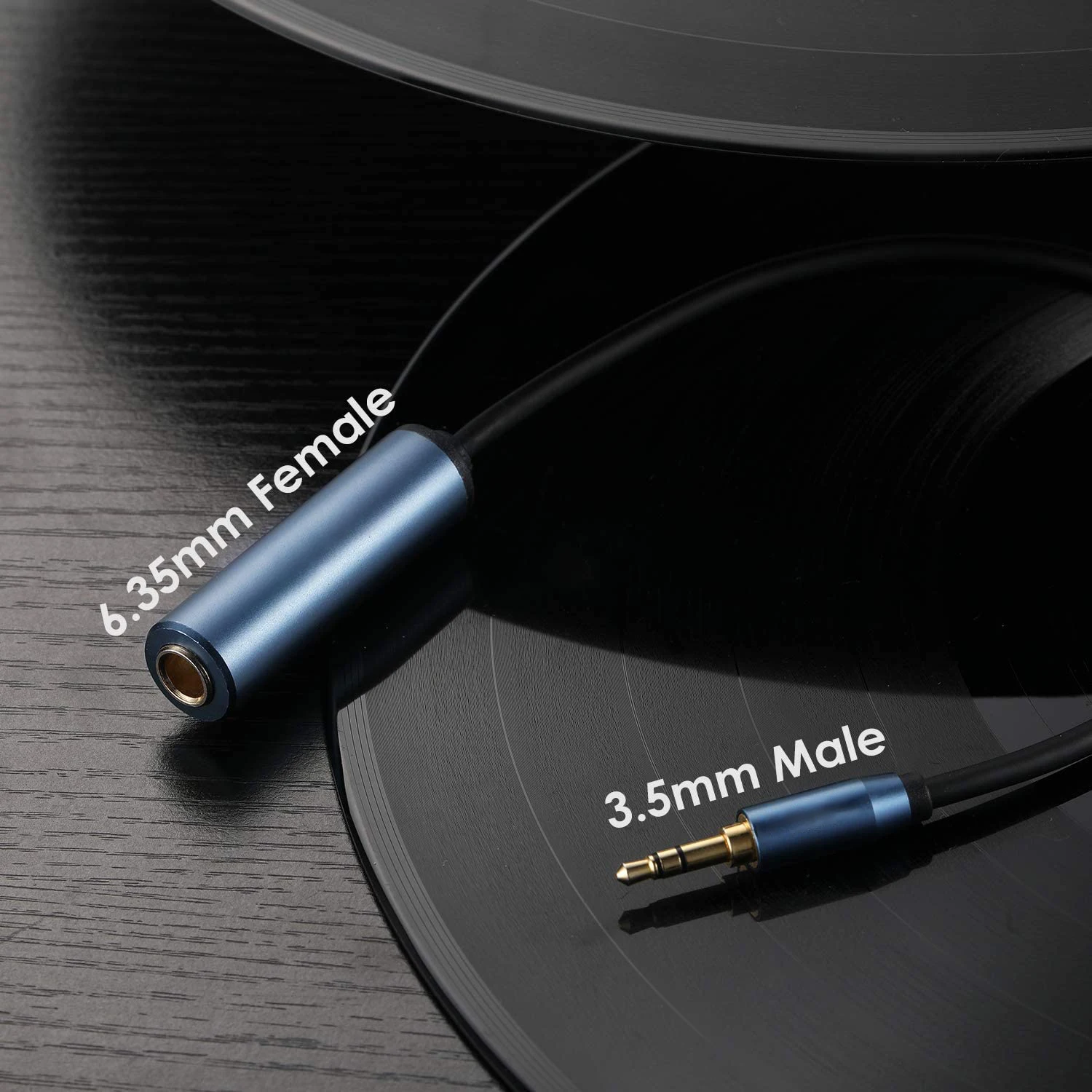 1/4 to 3.5mm Headphone Adapter TRS 6.35mm Female to 3.5mm Male 1/8 to 1/4 Stereo Audio Adapter for Amplifiers Guitar Piano