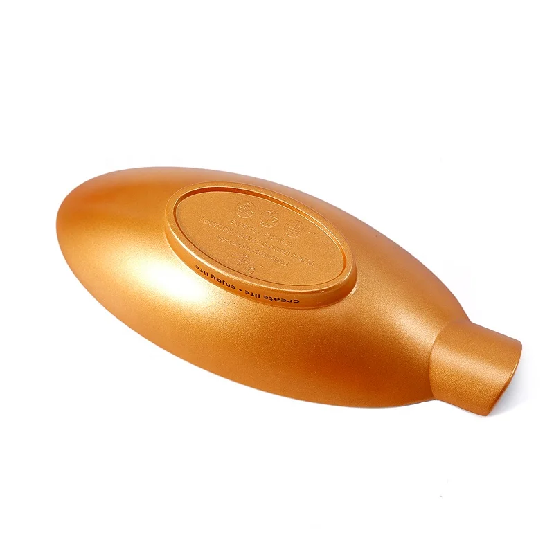 JF-087 JIFENG hot sales promotion cigar gift customized logo oval shape aluminium metal small single cigar ashtray