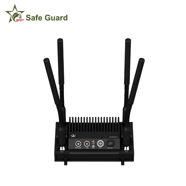 Wireless security protection products  IP MESH Video Transceiver radio monitoring receiver Networking System cofdm date link