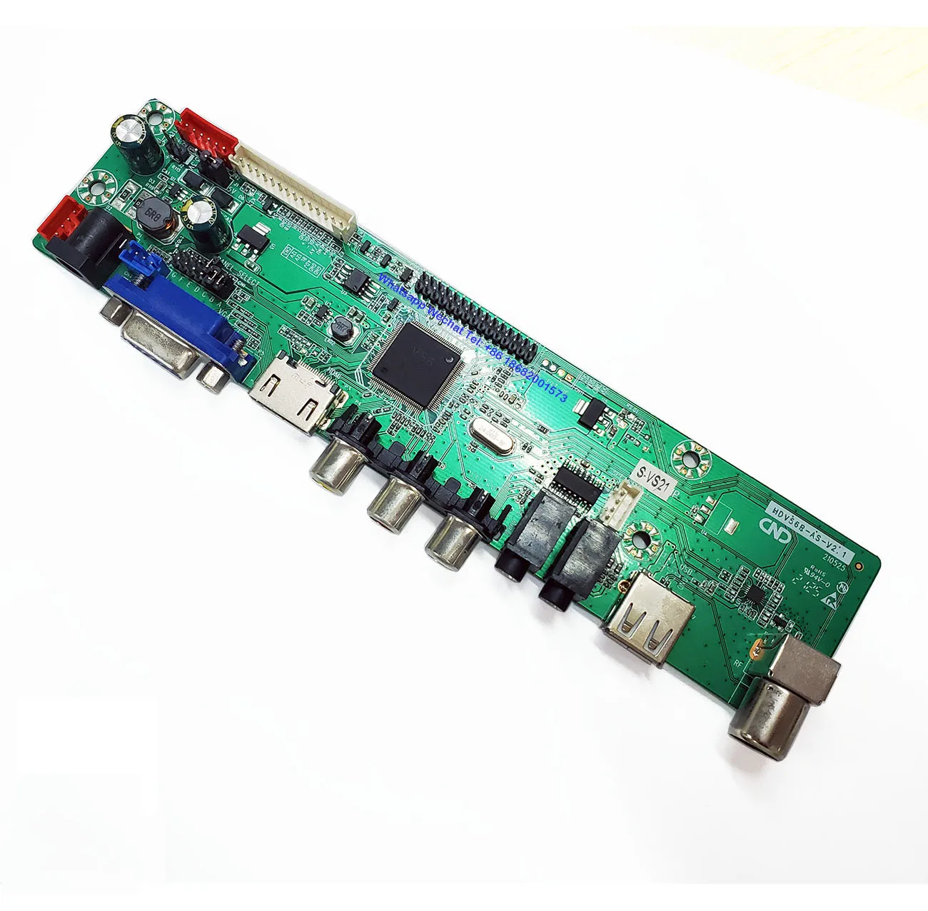 Universal firmware  V56 HDV56R-AS AL CND Jumper selecting resolution TV Card motherboard mainboard board