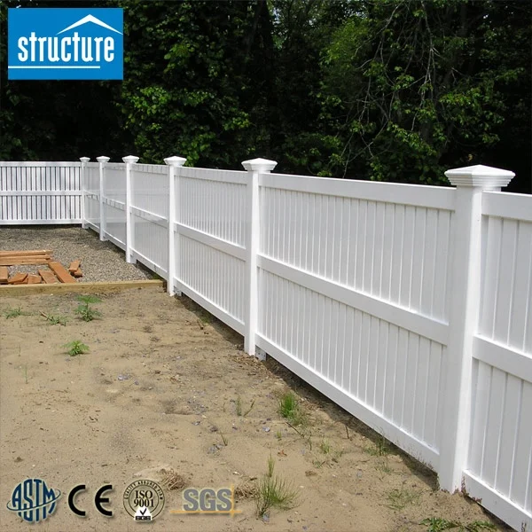 Cheap Garden Decoration PVC Vinyl Security Yard Fence Children Safety Fence