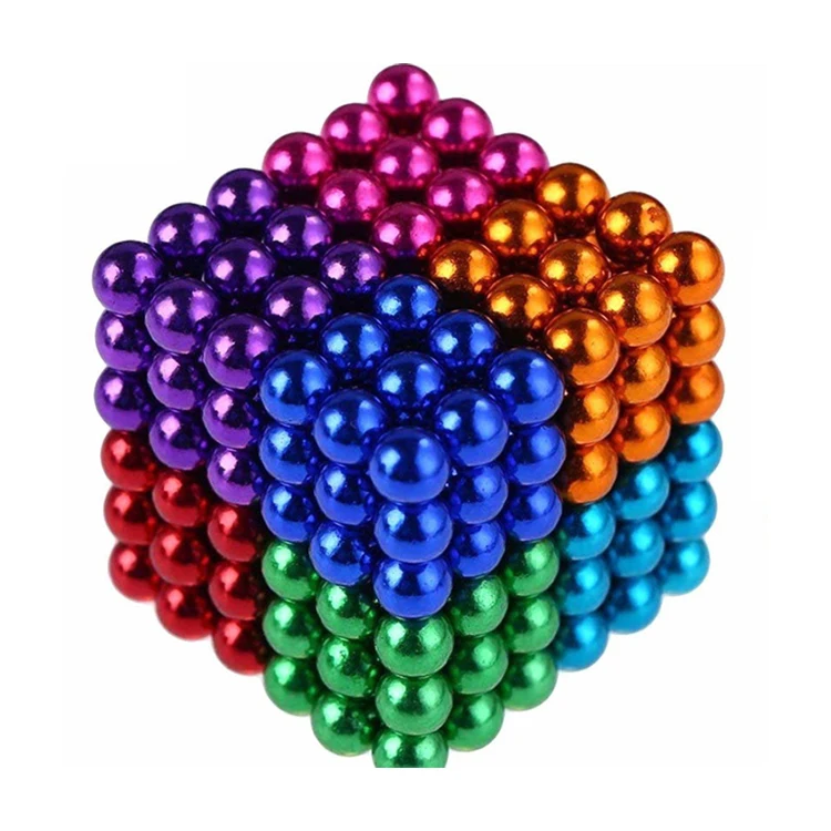 Hot Sale Super Strong Magic Magnetic Balls Cube 216pcs Magnetic Balls Toy