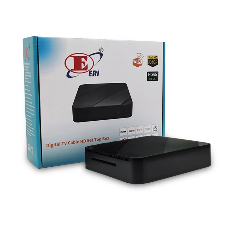High Quality OEM ODM Supplier Last Channel Memory STB Guide dvb-c cable box