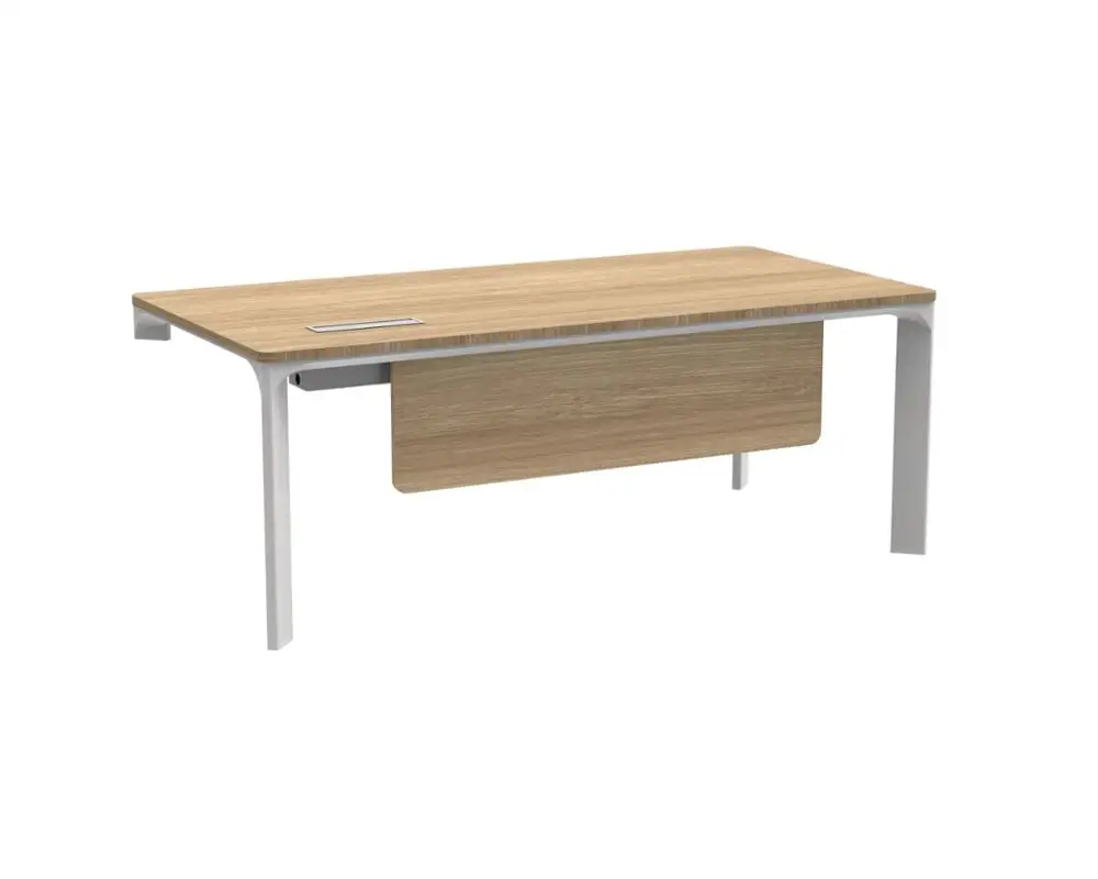 Modern personal newest L shaped manager desk office director customized office boss table supplier