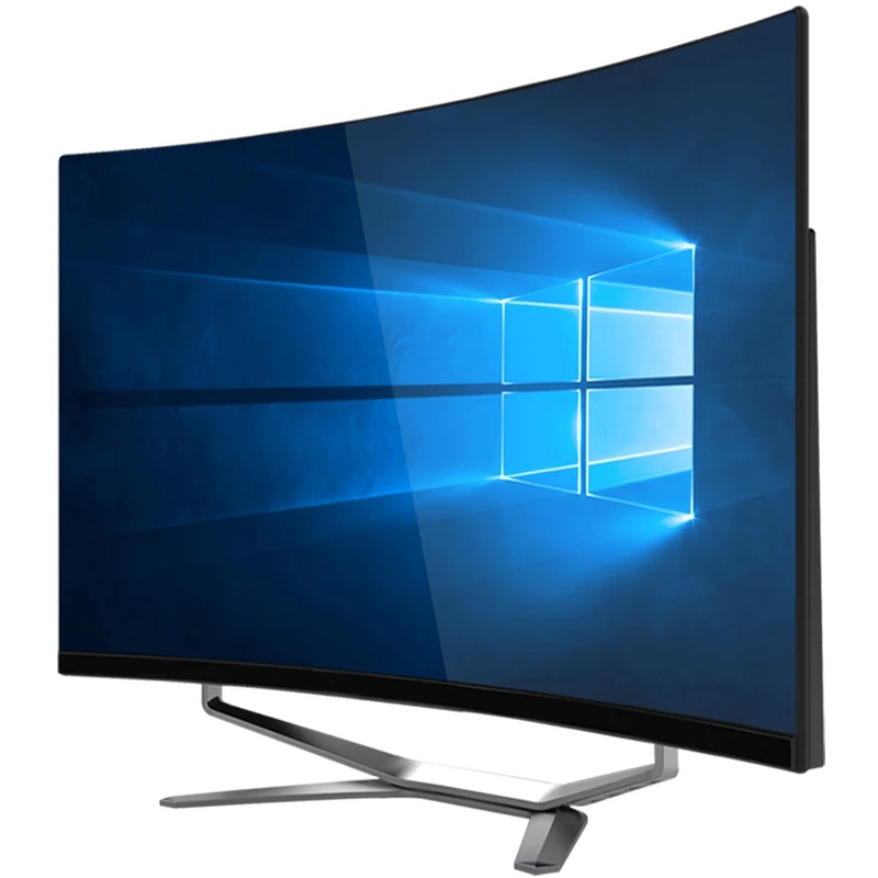 Hot selling Gaming desktop computer 22 24 27  inch in All-in-one PC curved screen All in one pc i7 i5 i3 AIO for Office Home